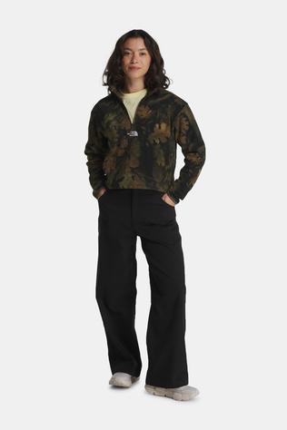 Novelty Logo Glacier 1/4 Zip Print Fleecetrui Dames