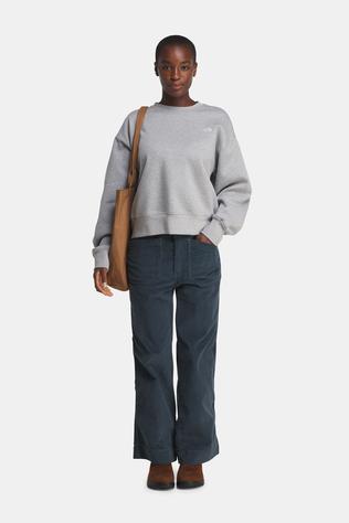 Essential Simple Dome Boxy OS Crewneck Trui Dames