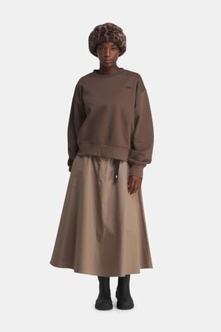 Essential Simple Dome Boxy OS Crewneck Trui Dames