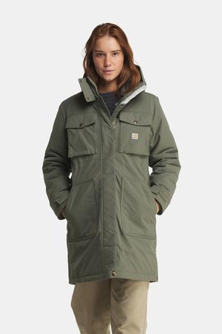 Carhartt Great Lands Gevoerde Parka Dames Olive Green