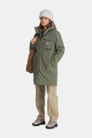 Carhartt Great Lands Gevoerde Parka Dames Olive Green