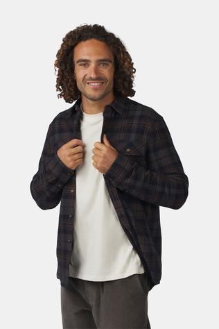 Ember Heavy Flannel Check Longsleeve Overhemd