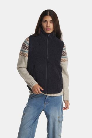 High Curl Fleece Bodywarmer Dames