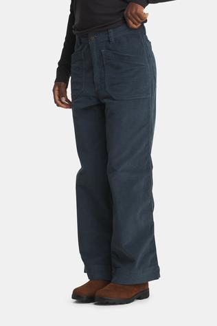 Wide Leg Cord Broek Dames