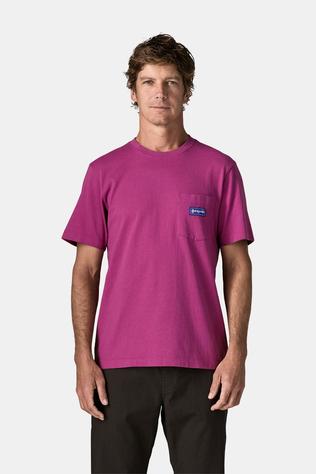 Midweight Hut Tripper Label Pocket Tee Heren