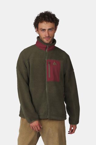 Ayacucho Blackhorn Fleecevest dark khaki/dark red