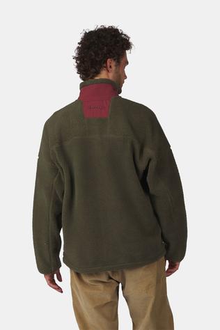 Ayacucho Blackhorn Fleecevest dark khaki/dark red