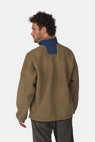 Ayacucho Blackhorn Fleecevest Light Brown/Navy Blue