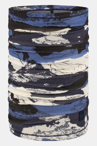 Merino Lightweight Prints Esyr Blue Nekwarmer