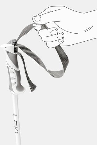 Leki Bliss Skistok mid grey/white