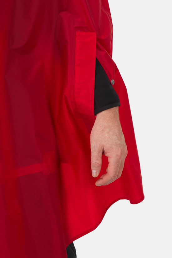 Vaude Valdipino Poncho Mid Red