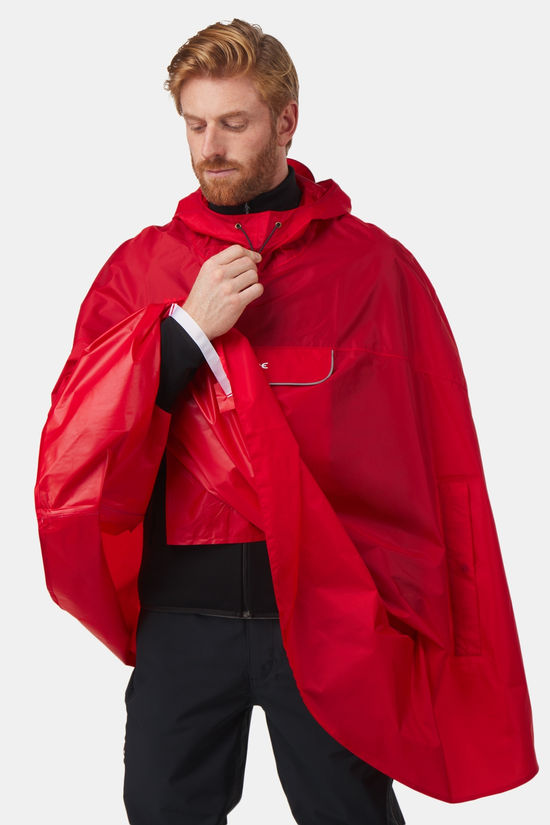Vaude Valdipino Poncho Mid Red
