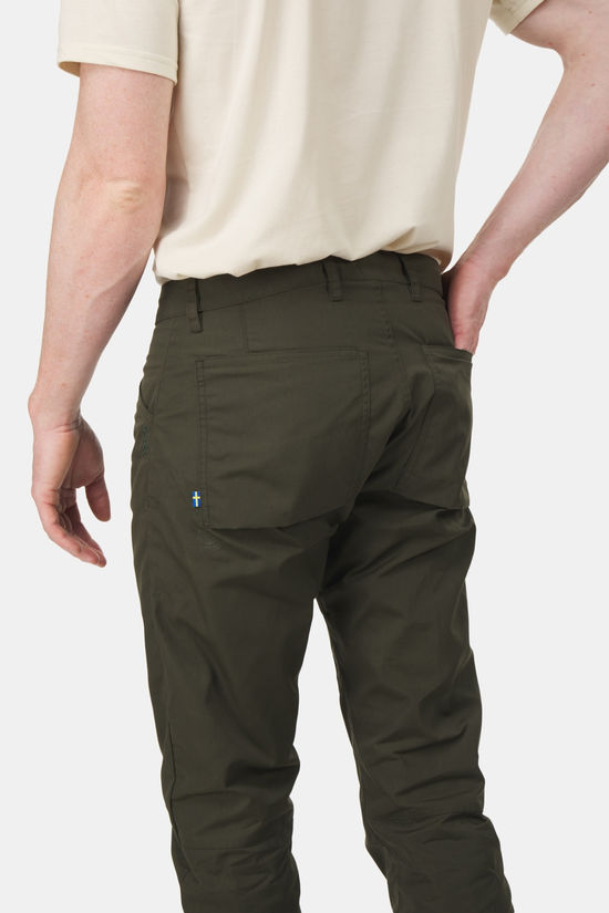 Fjällräven Greenland Jeans M Reg dark khaki