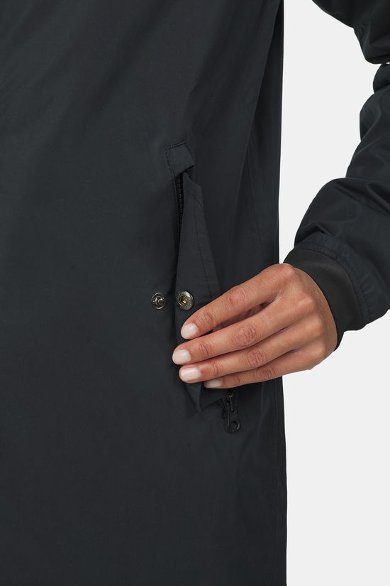 AGU Urban Outdoor Long Bomber Jacket Dames black