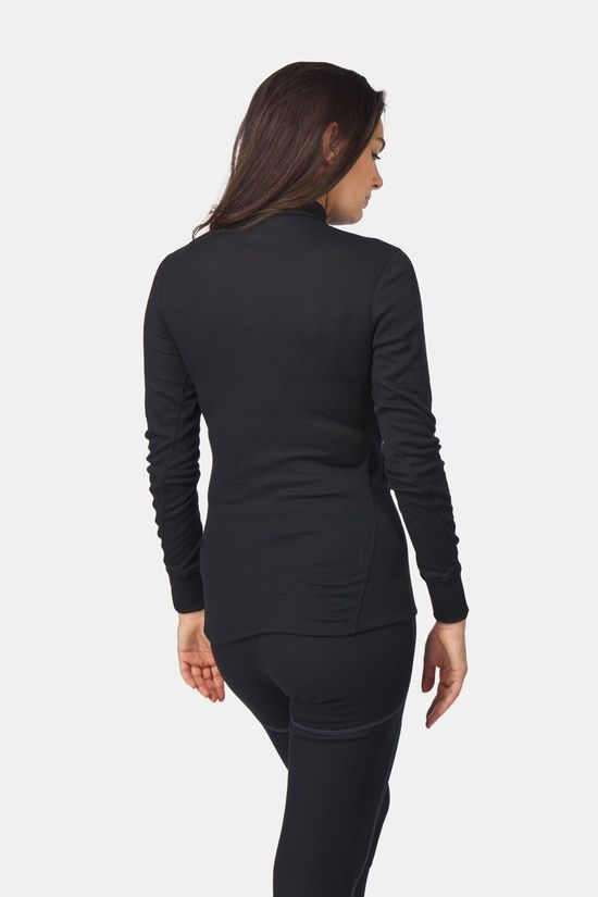 Odlo Bl Top Turtle Neck L/S Half Zip Active Warm Eco black/dark grey