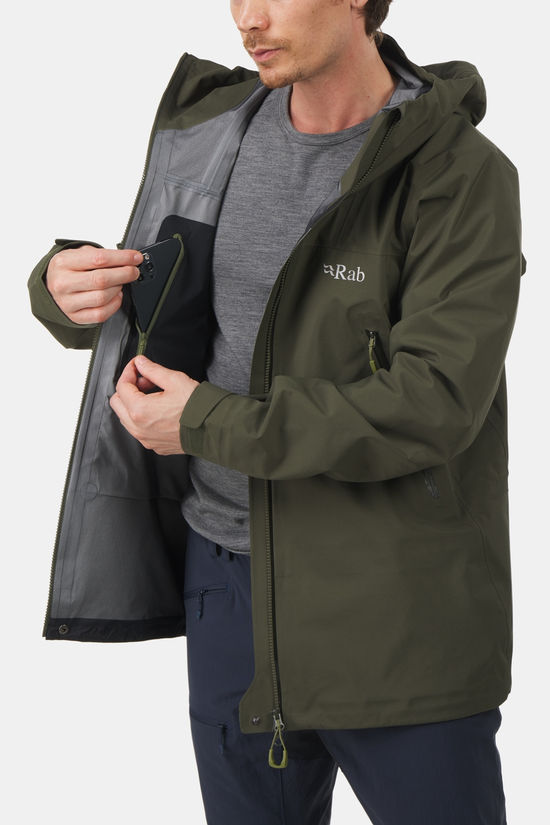 Rab Kangri Gore-Tex Hardshell Jas dark khaki