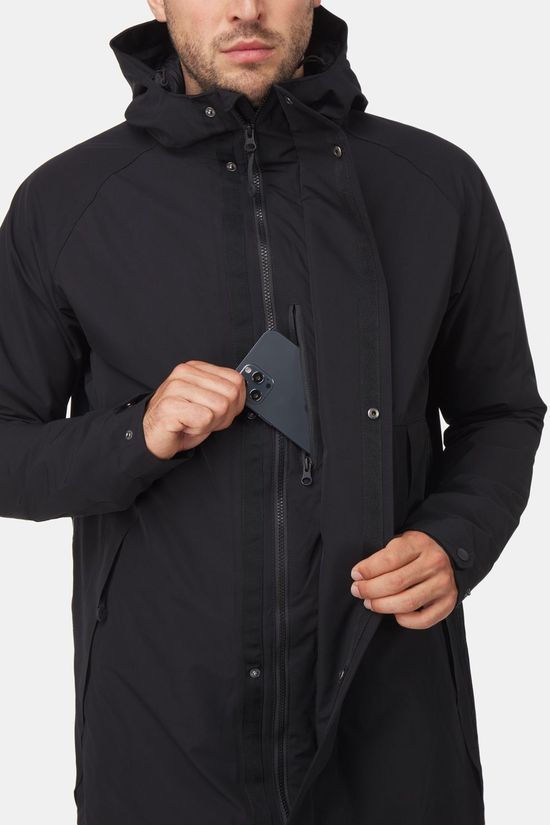 agu Agu Winter City Slicker Rain Coat Urban Unisex BLACK