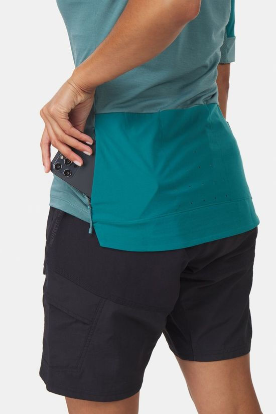 Endura GV500 Reiver Cycling Shirt Short Sleeve Dames green