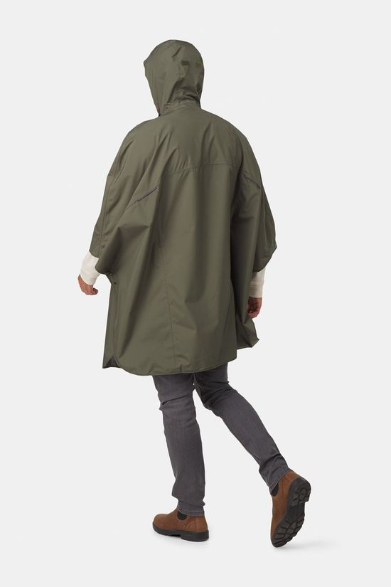AGU Go Grant Poncho Essential Unisex Army Green