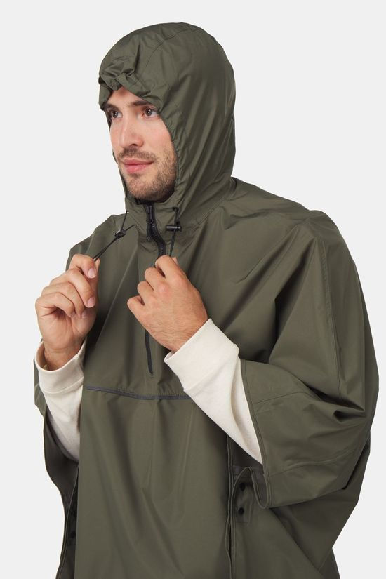 AGU Go Grant Poncho Essential Unisex Army Green