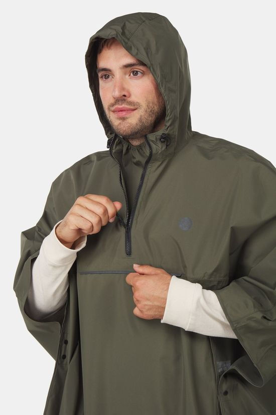 AGU Go Grant Poncho Essential Unisex Army Green