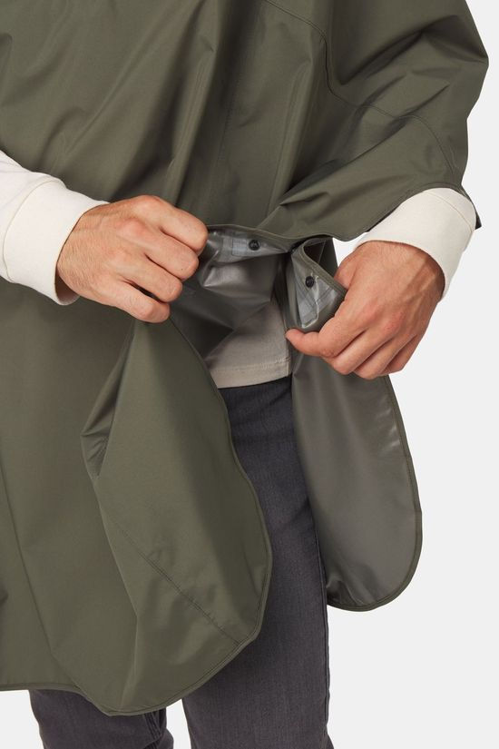 AGU Go Grant Poncho Essential Unisex Army Green