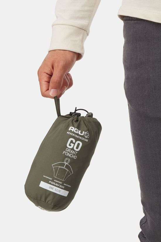 AGU Go Grant Poncho Essential Unisex Army Green