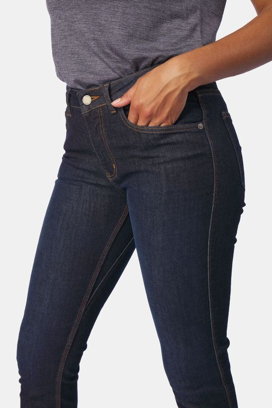 Duer Stay Dry Fireside Denim Broek Dames Dark Stone