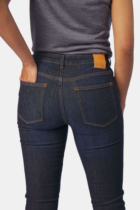 Duer Stay Dry Fireside Denim Broek Dames Dark Stone