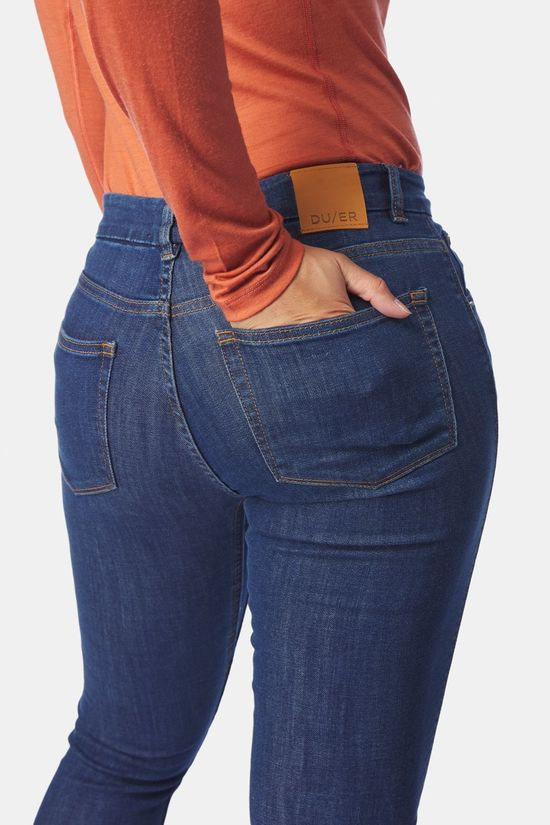 Duer Performance Denim Skinny Broek Dames Medium Stone