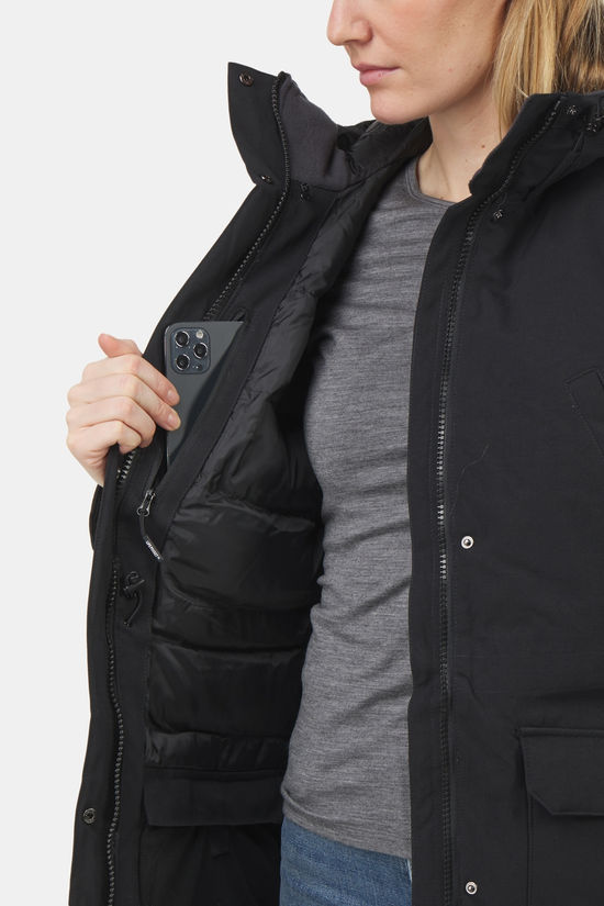 Helly Hansen Varanger Gevoerde Parka Dames BLACK