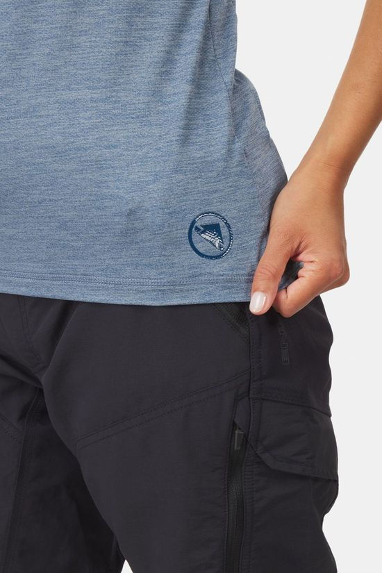 Endura Singletrack SS Jersey Fietsshirt Dames Blue Steel