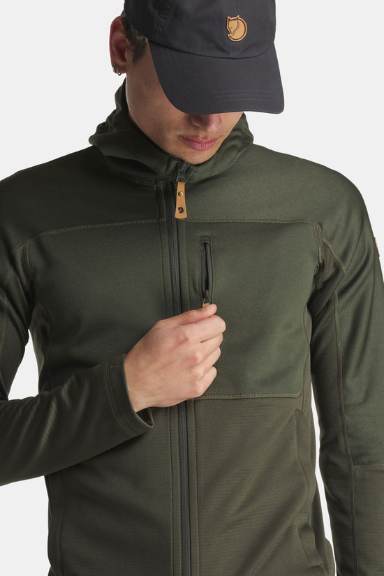 Fjällräven Abisko Trail Fleecevest dark khaki
