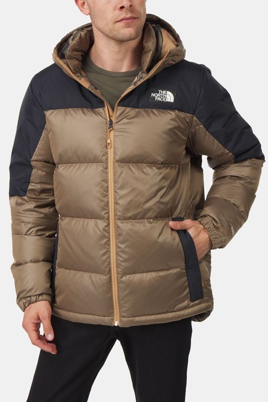 The North Face Diablo Recycled Down Hoodie light brown/black