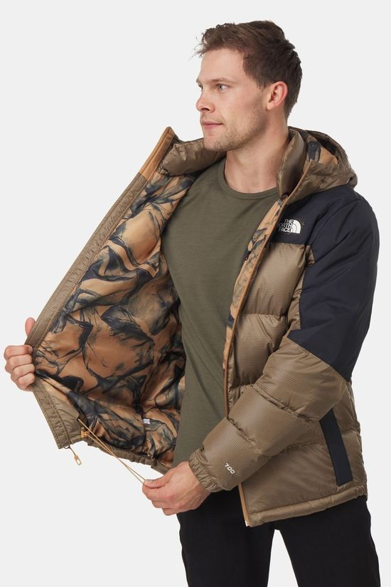 The North Face Diablo Recycled Down Hoodie light brown/black