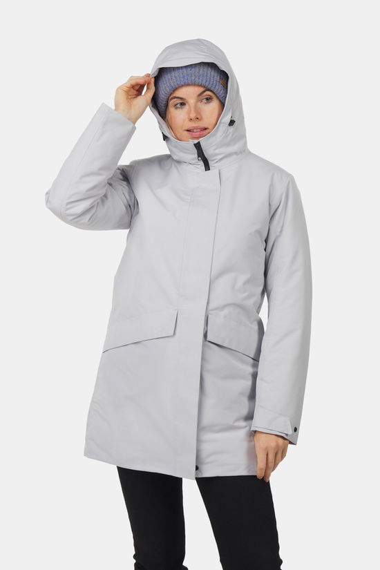 Jack Wolfskin Tempelhof Coat Parka Dames white