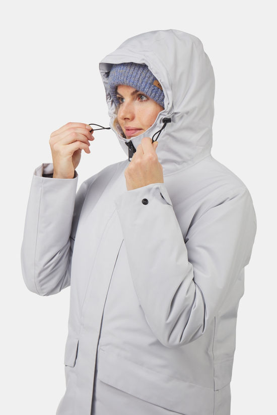 Jack Wolfskin Tempelhof Coat Parka Dames white