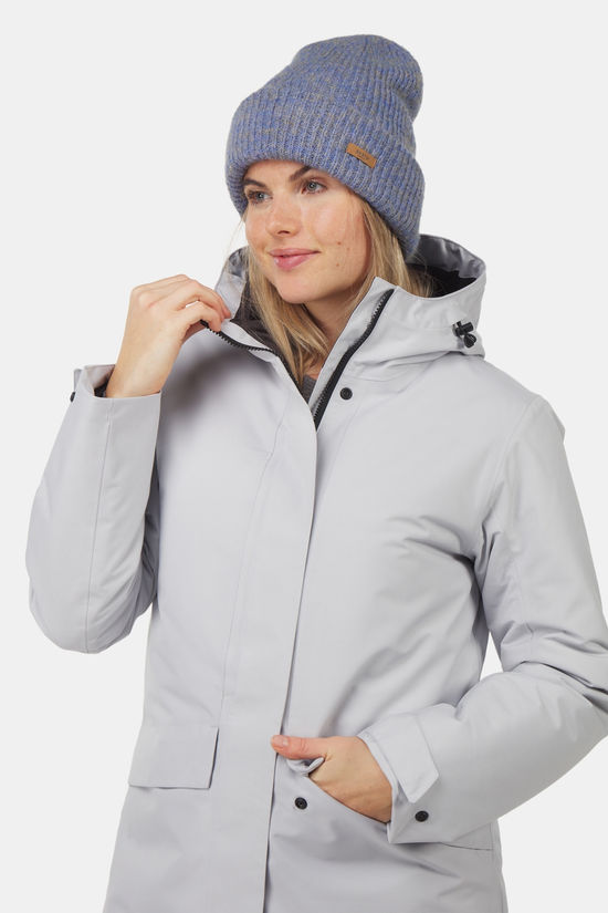 Jack Wolfskin Tempelhof Coat Parka Dames white