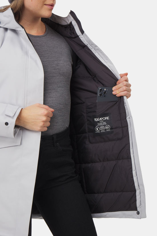 Jack Wolfskin Tempelhof Coat Parka Dames white