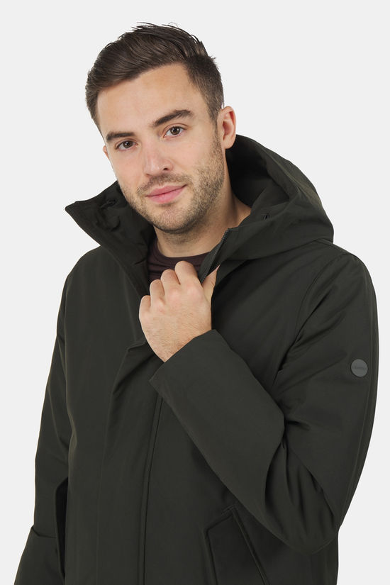Elvine Gunter Gevoerde Parka dark green