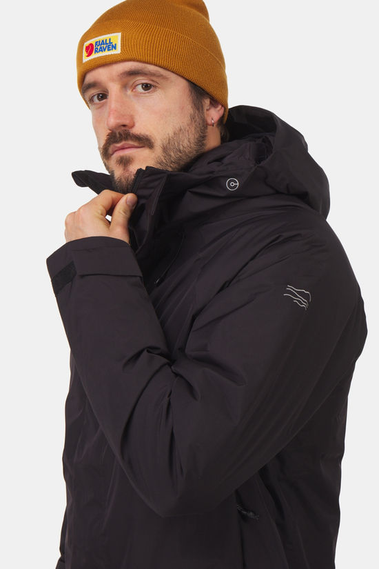 Blue Loop Originals Virga Iso Long Gevoerde Jas black