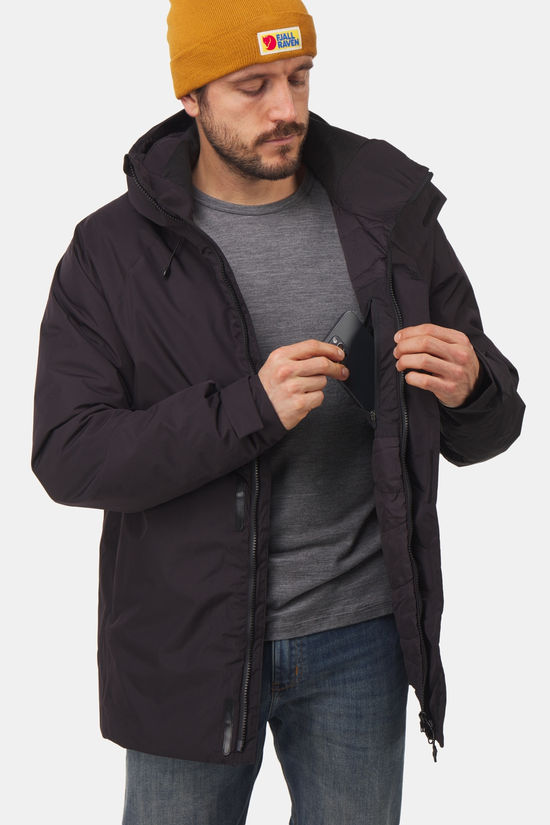 Blue Loop Originals Virga Iso Long Gevoerde Jas black