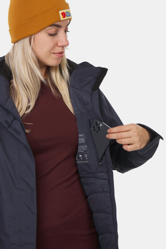 Blue Loop Originals Virga Iso Gevoerde Parka Dames dark blue