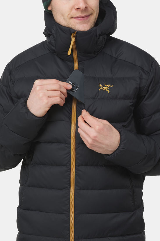 Arc'teryx Thorium Hoody Donsjas black/orange