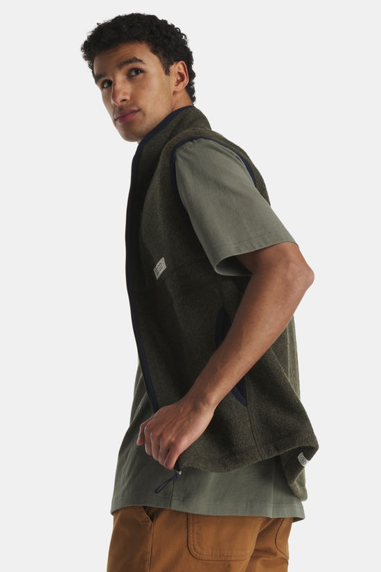 Buitenmens Woolfleece Vest dark green