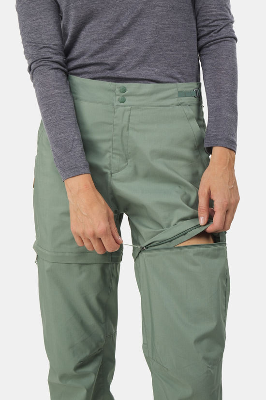 Fjällräven Abisko Hike Afritsbroek Dames mid green