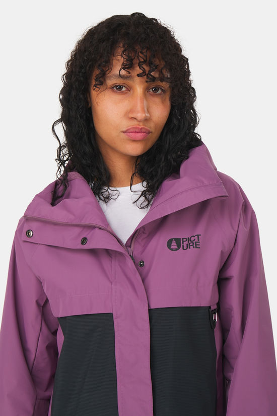 Picture Cowrie Regenjas Dames mid purple