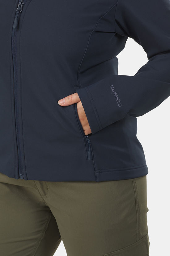 Jack Wolfskin Bornberg Softshell Jas dark blue