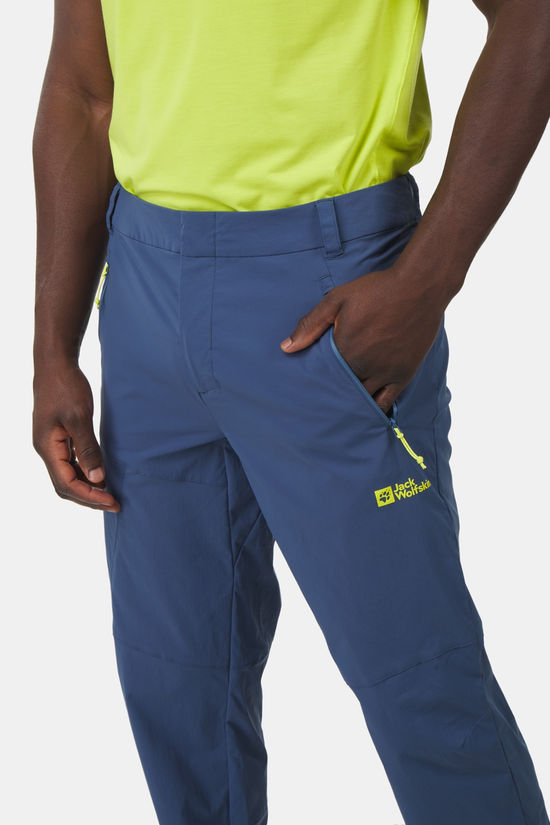 Jack Wolfskin Glastal Pants M mid blue