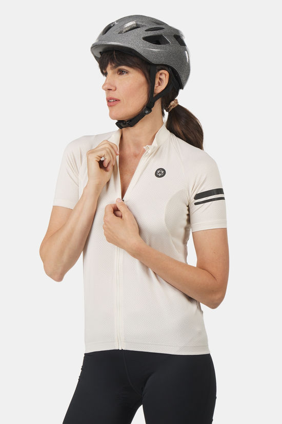 AGU Core Jersey SS Essential Fietsshirt Dames off white